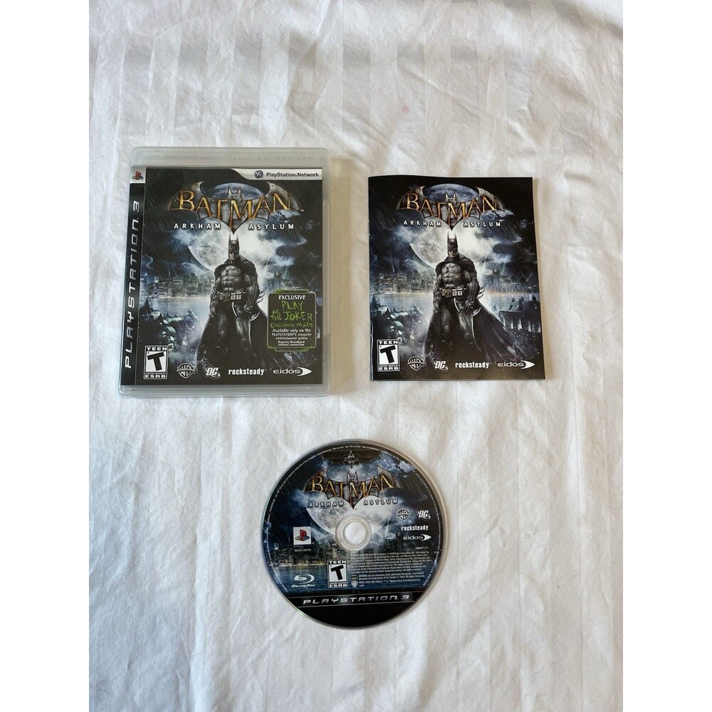 Batman: Arkham Asylum - Sony Playstation 3 - Complete Official